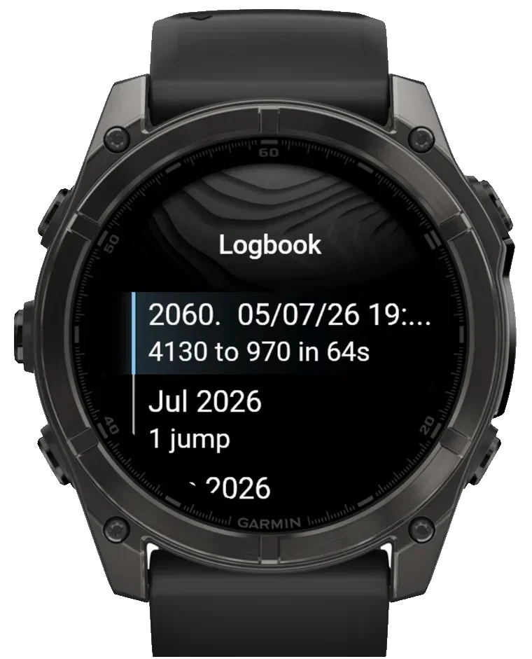 Jump logbook
